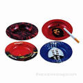 Printed Ashtrays, Suitable for Promotional and Gifts Purposes, Various Shapes are Available